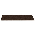 vidaXL Tapis d'escalier autocollants Rectangulaire 15 Pièces 60x25 cm