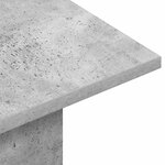 vidaXL Table console Gris béton 100 x 30 x 75 cm Bois d'ingénierie
