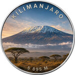 Monnaie KILIMANJARO Seven Summits 1 Oz Argent 1$ USA 2026 (PRÉCOMMANDE)
