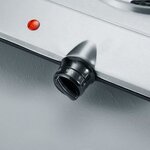 SEVERIN DK1014 Plaque de cuisson posable en fonte - Inox