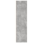 vidaXL Bibliothèque gris béton 80x30x114 cm bois d'ingénierie