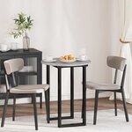 vidaXL Plateau de table Gris béton 60 x 60 x 1.5 cm Bois d'ingénierie