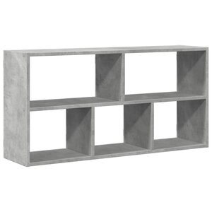 vidaXL Étagère murale gris béton 100x25x50 cm bois d'ingénierie