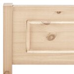 vidaXL Cadre de lit sans matelas bois de pin massif 120x200 cm