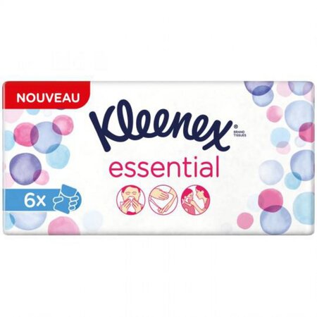 Kleenex Essential par 6 Mini Étuis de Mouchoirs (lot de 10)