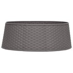 vidaXL Jupe de sapin de Noël Marron Ø65x19 5 cm