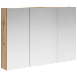 vidaXL Armoire Miroir de Salle de Bain Chêne artisan