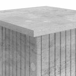 vidaXL Support de Plante 2 pc Gris béton 30 5 x 30 x 43 cm