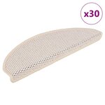 vidaXL Tapis d'escalier autocollants 30 Pièces 65x21x4 cm berbère