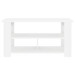 vidaXL Support de télévision Blanc 100 x 40 x 50 cm