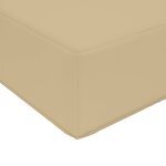 vidaXL Pouf d'Extérieur Bois d'acacia massif et tissu Textilène