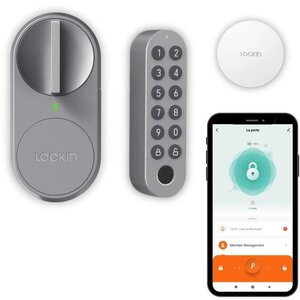 Kit serrure de porte d'entrée Lockin G30 Pro - Digicode et hub inclus