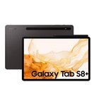 Tablette tactile - samsung galaxy tab s8+ - 12.4 - ram 8go - stockage 128go - anthracite - 5g - s pen inclus