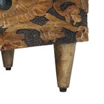 vidaXL Cabinet de chevet avec tiroir Marron 40 x 33 5 x 46 cm