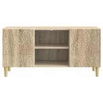 vidaXL Meuble TV 102 x 34 5 x 50 cm Chêne Sonoma Bois d'ingénierie