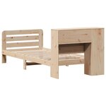 vidaXL Cadre de lit sans matelas 90x200 cm bois de pin massif