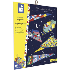 Jeu créatif - Créer des avions en papier - 20 modèles - Dès 6 ans - Janod