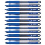Stylo bille Laknock SN100/14 Rétract. Grip Pointe Large 1 4mm Bleu x 12 UNI-BALL