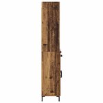 vidaXL Haut Armoire Bois ancien 69 5 x 34 x 180 cm Bois d'ingénierie