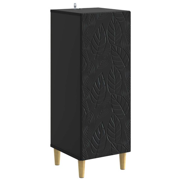 vidaXL Buffet Noir 33 x 34 5 x 90 cm Bois d'ingénierie