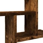 vidaXL Étagères murales 2 Pièces chêne fumé 38x12x38 cm bois d'ingénierie