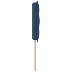 Tête de lit vidaXL Design Lignes Bleu 160 cm Tissu