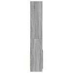 vidaXL Buffet haut 63x33x180 cm sonoma gris bois d'ingénierie