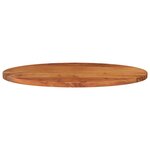 vidaXL Dessus de table 140x50x2 5 cm ovale bois massif d'acacia