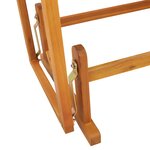 vidaXL Banc basculant de jardin 2 places 110x59x97 cm Bois massif Acacia
