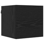 vidaXL Ensemble meuble TV 6 Pièces 80 x 30 x 30 cm Chêne noir