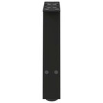 vidaXL Pieds de table basse en forme de A 2 pièces noir 50 x (30-31) cm acier