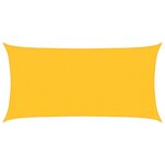 vidaXL Voile d'ombrage 160 g/m² Jaune 3x6 m PEHD