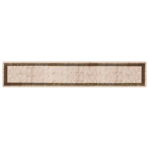 vidaXL Coureur de Tapis MARSA Noir 80 x 450 cm Polyester et PVC