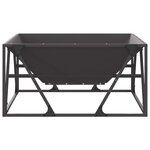 vidaXL Braise Noir 80 x 80 x 40 cm Acier