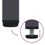 vidaXL Meuble TV anthracite 68x39x43 5 cm acier laminé à froid