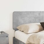 vidaXL Tête de lit Gris béton 150 cm Bois d'ingénierie
