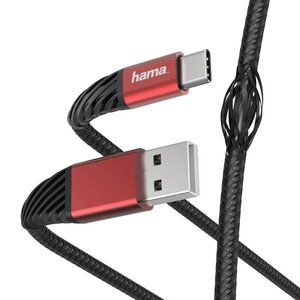Hama câble de charge/données usb-a - usb-c 1 5 m