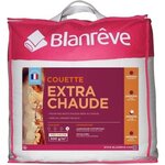 Couette extra chaude en microfibre 220 x 240 cm - Blanc