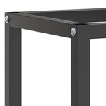 vidaXL Cadre banc de travail Noir mat et rouge mat 210x50x79 cm Métal