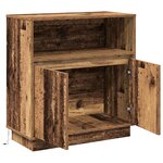 vidaXL Buffet avec LED Bois Ancien 71 x 34.5 x 75 cm Bois d'ingénierie