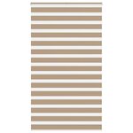 vidaXL Store zèbre marron sable largeur du tissu 125 9 cm polyester