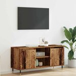 vidaXL Meuble TV Bois Ancien 104 x 35 x 50 cm Bois d'ingénierie