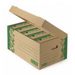 Caisse multi-usage recyclée avec couvercle RAJA 52x35x25 cm (colis de 10)