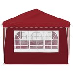 vidaXL Tente de fête pop-up 575 x 289 x 245 cm Bordeaux