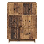 vidaXL Armoire à tiroirs 66 x 34 5 x 90 cm Bois d'ingénierie