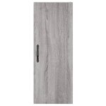 vidaXL Buffet haut Sonoma gris 34 5x34x180 cm Bois d'ingénierie