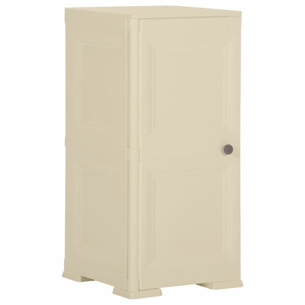 vidaXL Armoire plastique 40x43x85 5 cm design de bois blanc angora