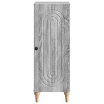 vidaXL Buffet Sonoma gris 33 x 34 5 x 90 cm Bois d'ingénierie