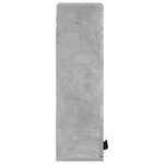 vidaXL Armoire de salle de bain murale Gris béton 32x20x67 cm