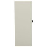 vidaXL Armoire de bureau Gris clair 90x40x105 cm Acier